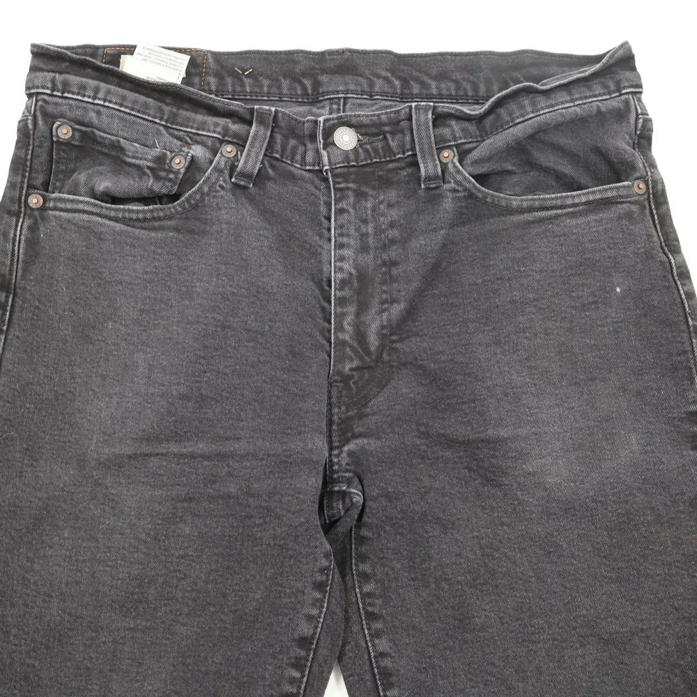 Levi's Premium Jeans Mens 34x34 Black Straight Leg Denim Big 